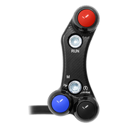 Lenkerschalter Superbike rechts JetPrime BMW M 1000 RR (20-26) JP SPD 038M – für MoTeC-Dashboard, fluchtendes Lochbild
