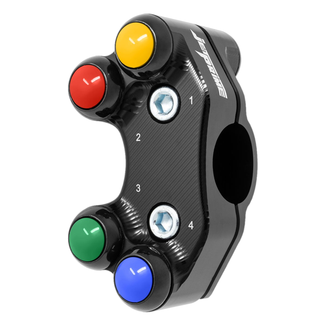Lenkerschalter Superbike links JetPrime Aprilia RSV4 (21-26) JP SPS 049M – für MoTeC-Dashboard