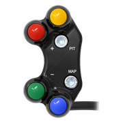 Lenkerschalter SuperSport links JetPrime Yamaha YZF-R6 Race (21-25) JP SPS MK601Y – für Mectronik-Dashboard