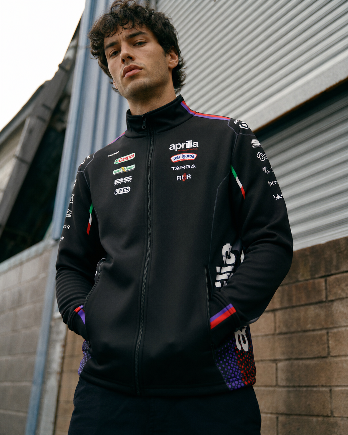 Aprilia Racing Team Zip Sweat Jacket Replica 2026 Men IXON 