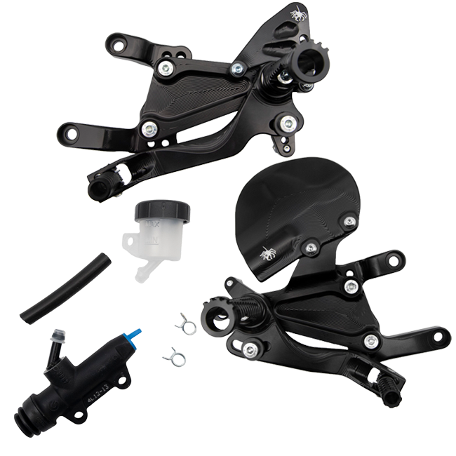 Footrest system "Racing Model" Spider Racing Ducati Panigale V4/S (2025) 10.D312