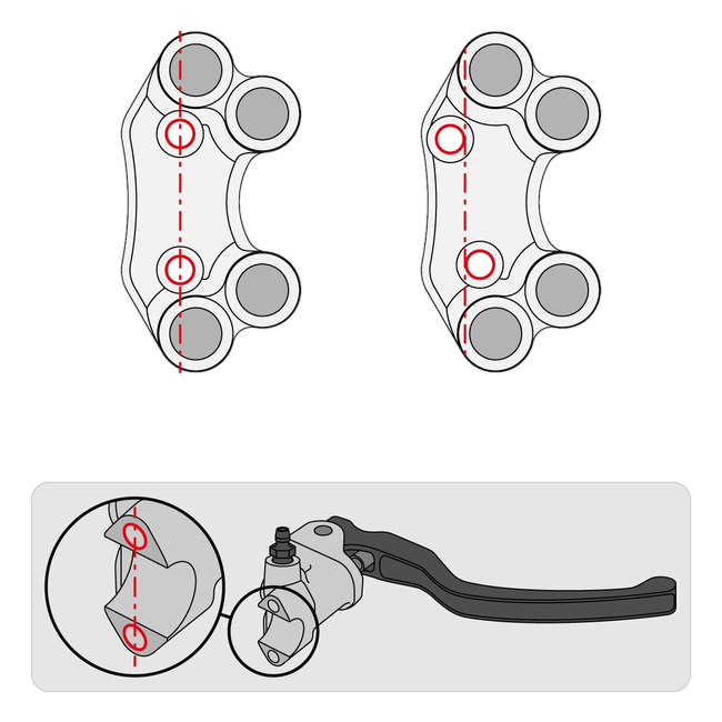 Lenkerschalter Street rechts JetPrime Aprilia RSV4 (21-26) JP PLD 660 – fluchtendes Lochbild