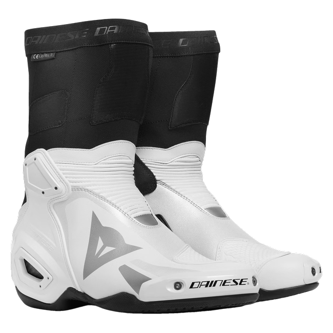 Botas de motocicleta Dainese Axial 2 para hombre blanco plata antracita