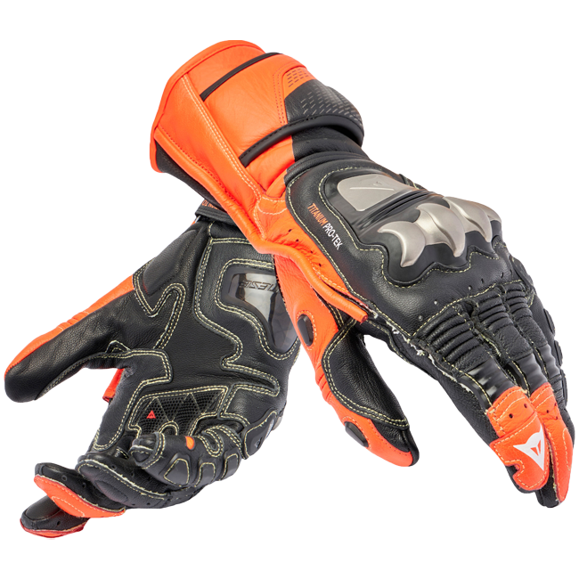 Dainese full metal 7 racing motorcycle leather gloves | Men | Black/red | 201810001462800