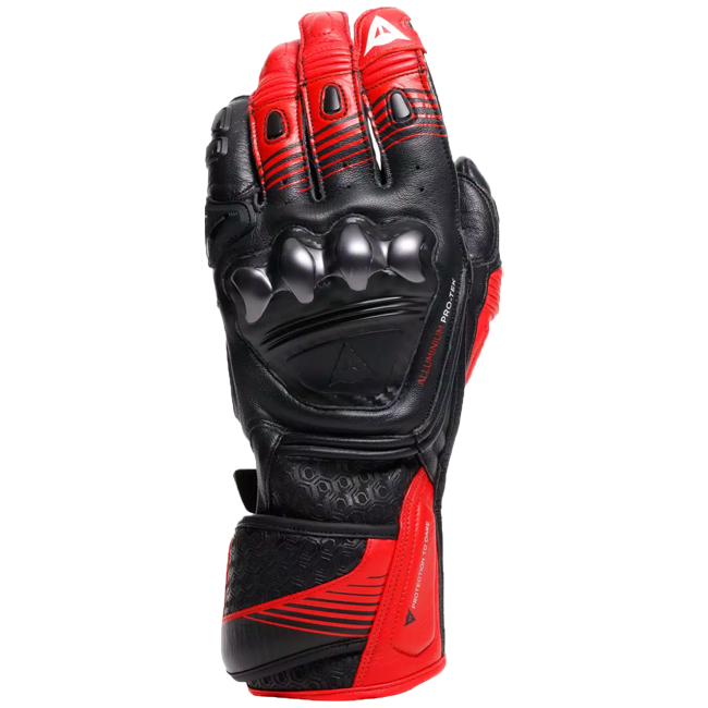 Dainese Fiero Racing motorcycle leather gloves | Men | Black/red | 2018100025A700