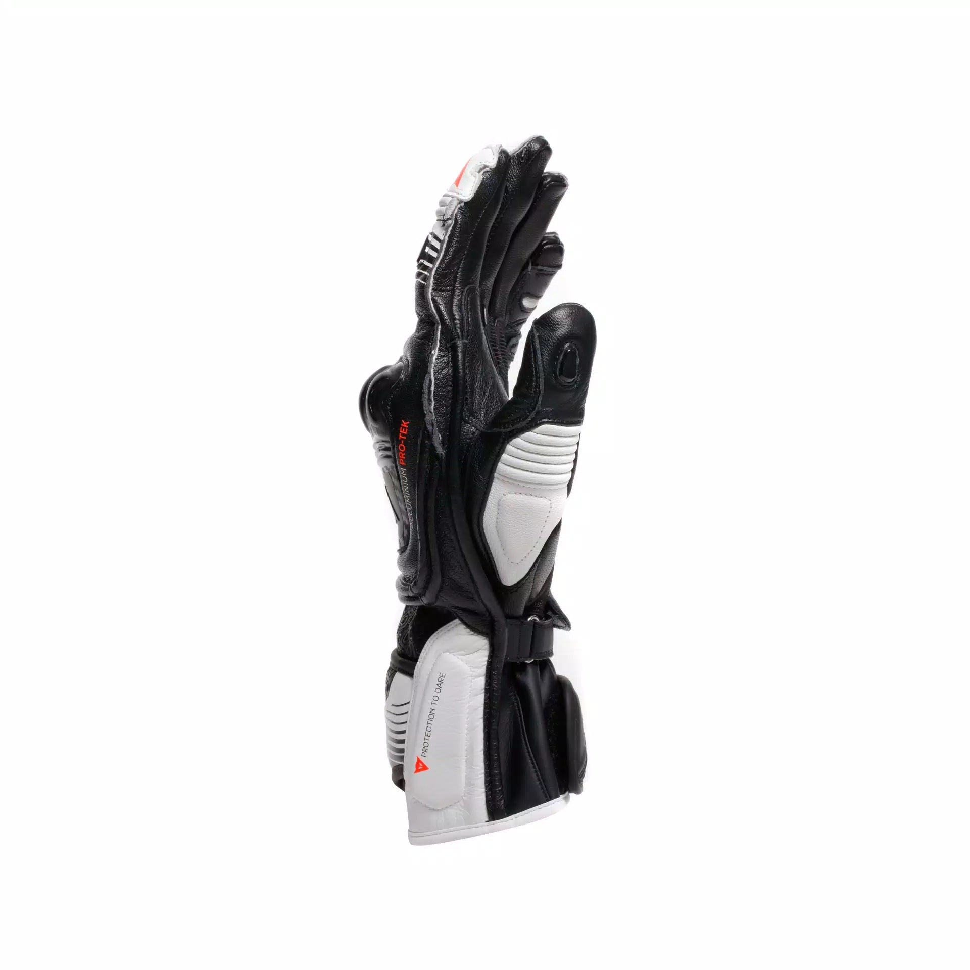 Dainese Fiero Racing motorcycle leather gloves | Men | Black/white | 2018100025N3200