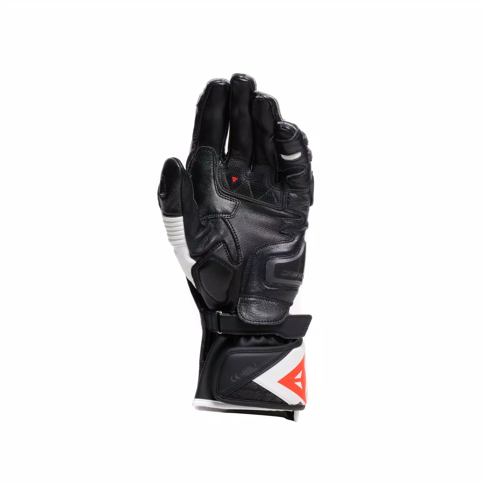 Dainese Fiero Racing motorcycle leather gloves | Men | Black/white | 2018100025N3200