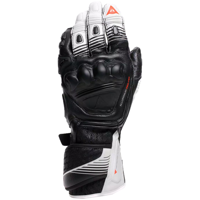 Dainese Fiero Racing motorcycle leather gloves | Men | Black/white | 2018100025N3200
