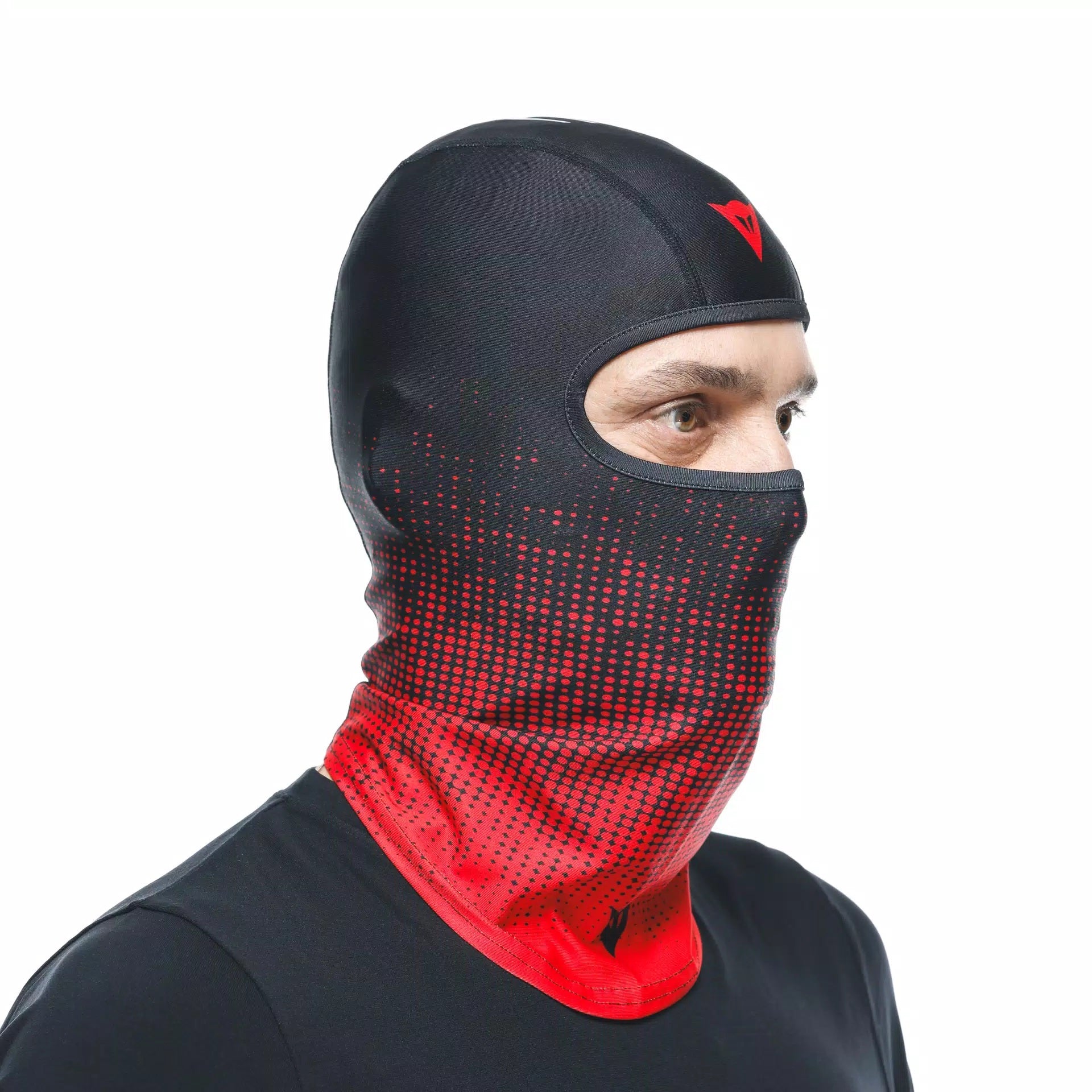 Dainese storm hood black/red with dainese logo | 201910000681L001