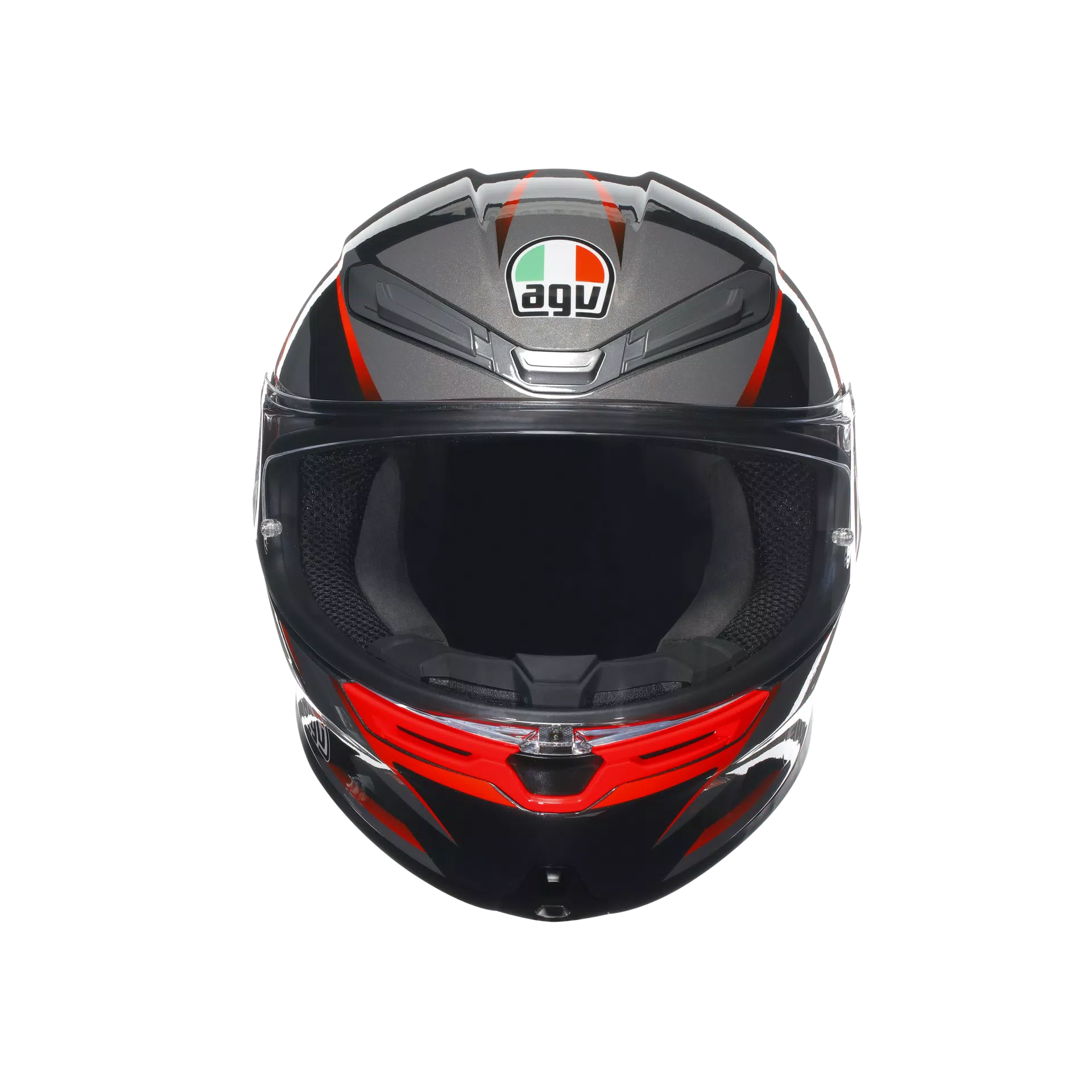 AGV K6 S Helm Slashcut black/gray/red | 2118395001014
