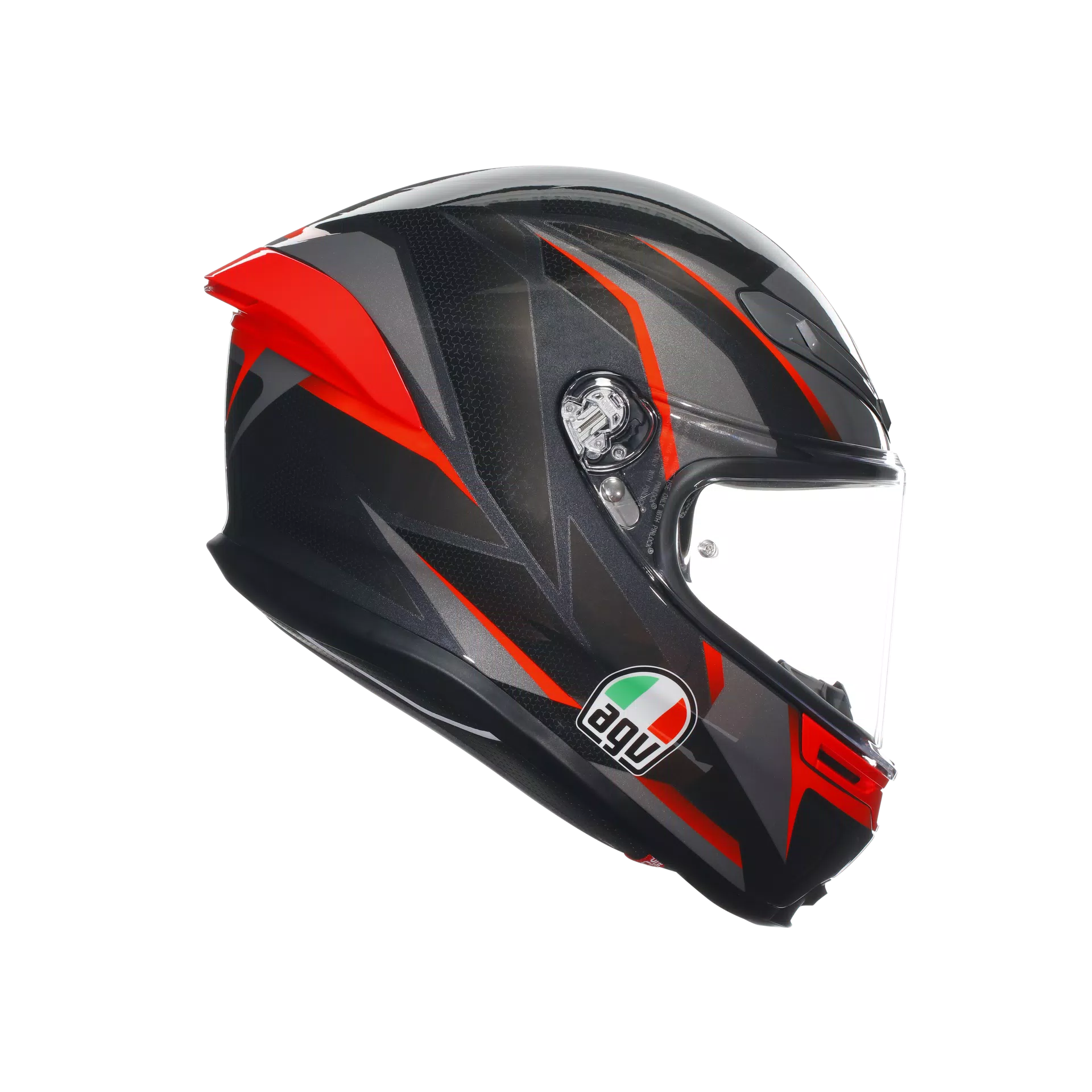 AGV K6 S Helm Slashcut black/gray/red | 2118395001014