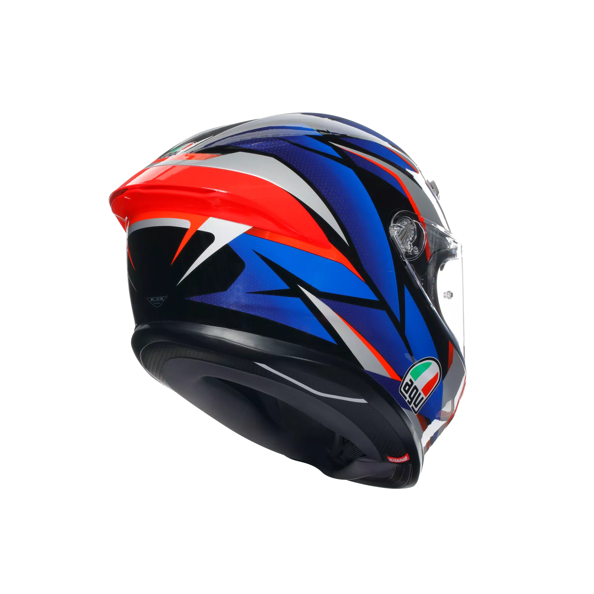 AGV K6 S Helm Slashcut black/blue/red | 2118395001015