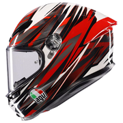 AGV K6 S Casco Reeval Blanco/Rojo/Gris | 2118395001023 