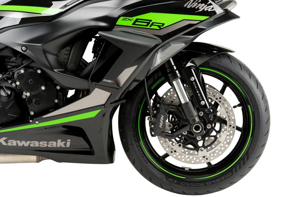 Puig Winglets Side Spoiler Downforce Kawasaki ZX-6 R (24-25) 
