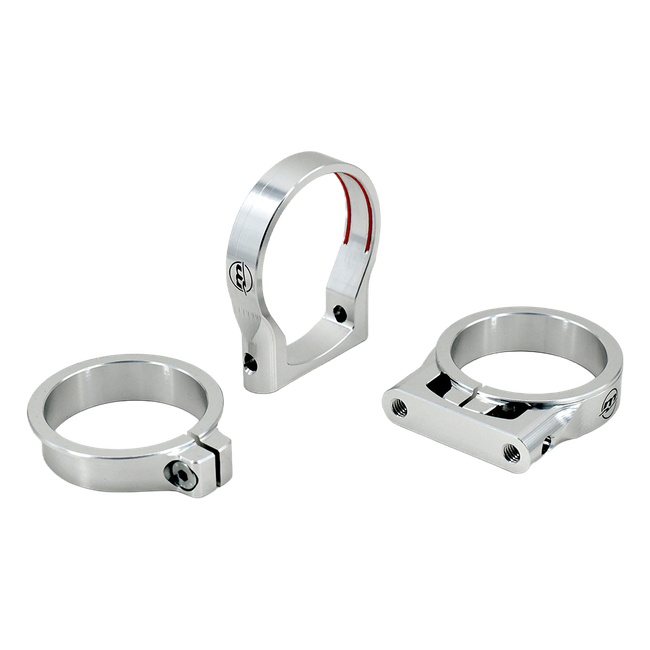 Schnellwechsel-Kotflügelhalter-Ring für 43-mm-Gabeln Melotti Racing KSPM.AUN.43 – Bild 1