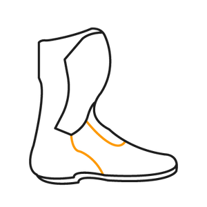 1 par de botas de motocicleta Dainese Axial 2 (Custom Works Design)