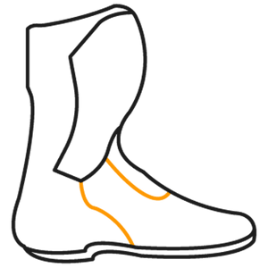 1 pair of Dainese Axial 2 Air motorcycle boots (Custom Works Design)