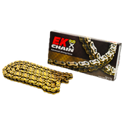 Cadena EK 520 ZVX3 Oro/Oro NX-Ring abierta con eslabón de remache – 84 a 146 eslabones 