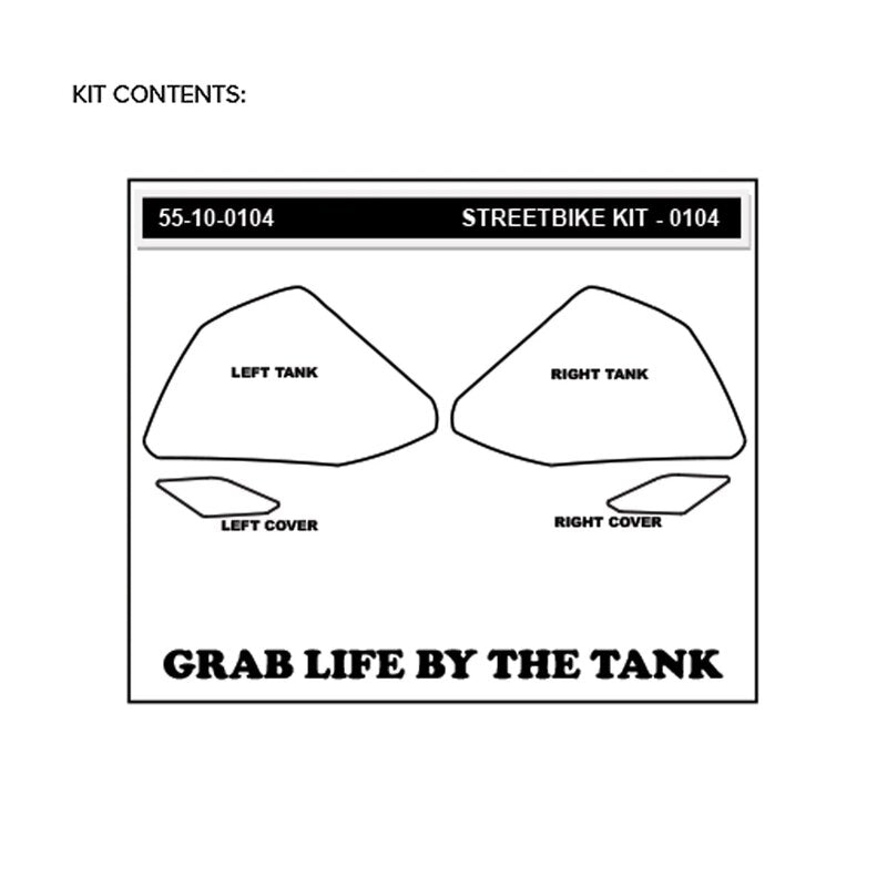 Stompgrip Vulcano Traction Pads Yamaha YZF-R3 (15-18) 55-10-0104