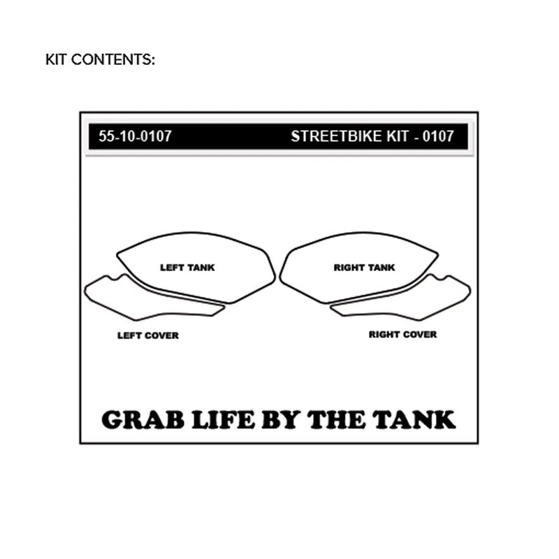 Stompgrip Super Vulcano Traction Pads BMW S1000RR K46 (15-18) 55-12-0107