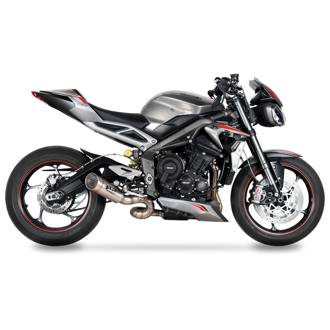 Spark Exhaust Verbindungsrohr Racing Titanium Triumph Street Triple 765 R/RS (17-26) GTR0501R