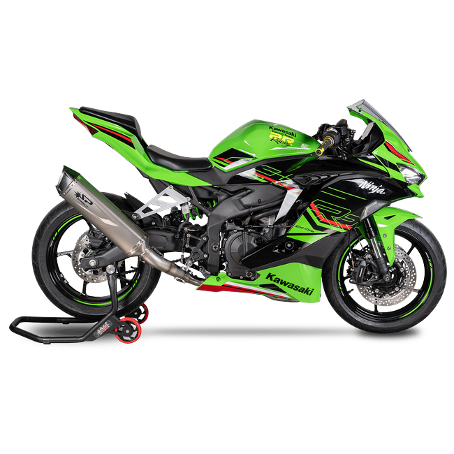 Spark Exhaust Komplettanlage Racing Force Evo 400 mm 98 dB IDM Kawasaki ZX-4RR (23-26) GKA8855T