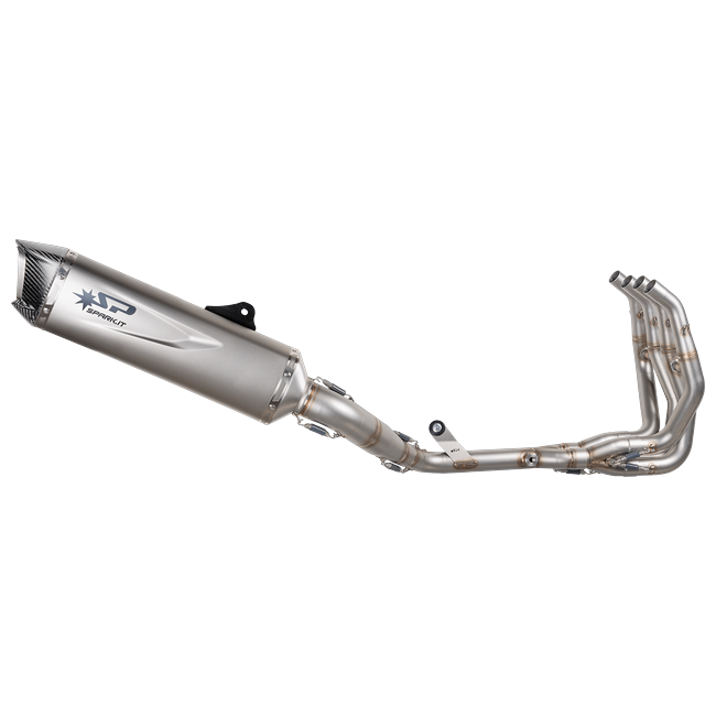 Spark Exhaust Komplettanlage Racing Force Evo 400 mm 98 dB IDM Kawasaki ZX-4RR (23-26) GKA8855T