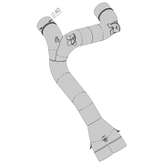 Spark Exhaust Verbindungsrohr Untersitz 2-1-2 Edelstahl Ducati Panigale V4/S/R (18-24) SGDU8842*01