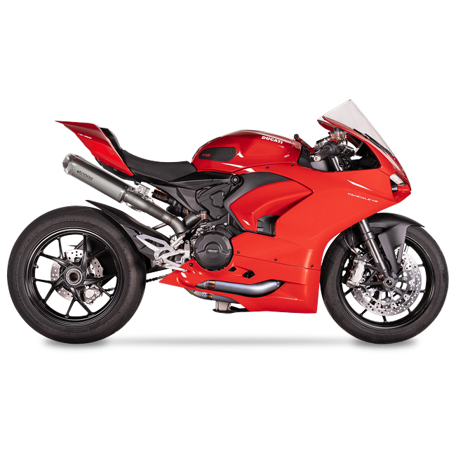 Spark Exhaust Komplettanlage Untersitz Rechteckig Titanium Ducati Panigale 959 (16-19) GDU8837T