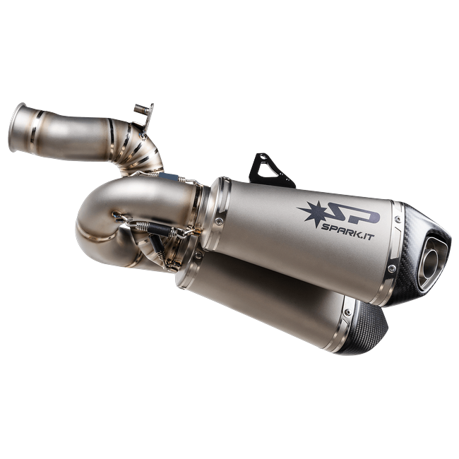 Spark Exhaust Halbkomplette Anlage Racing Satz Konix Evo Titanium Ducati V4/V4 S (25-26) GDU8856T