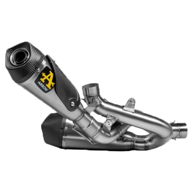 Sistema de escape semi-completo Arrow de acero inoxidable para Ducati Panigale V4/S/R (18-24) 71161PK 