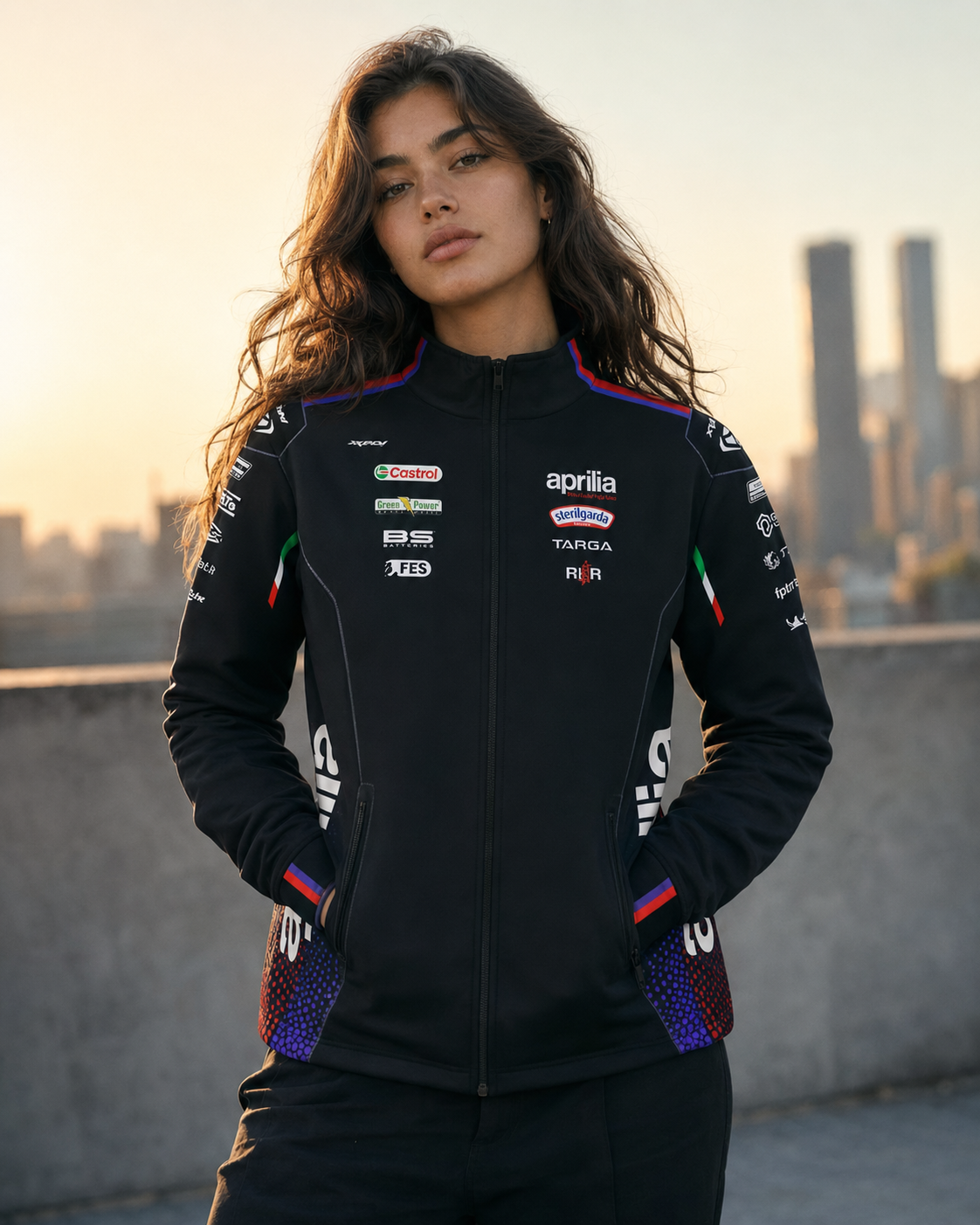 Aprilia Racing Team Zip Sweat Jacket Replica 2026 Men IXON 