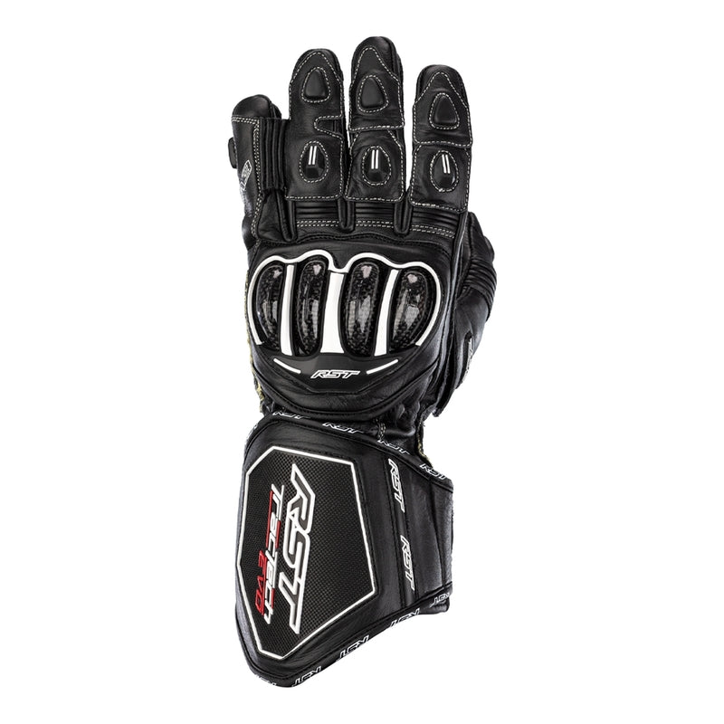 RST Tractech Evo 4 guantes de cuero para motocicleta | hombre | negro | 102666 