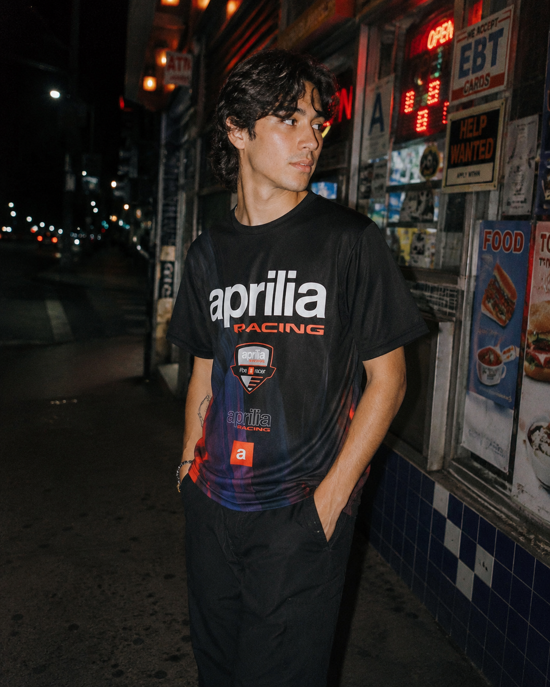 Camiseta Apriliia BeARacer 2026 para hombre IXON 104101179 