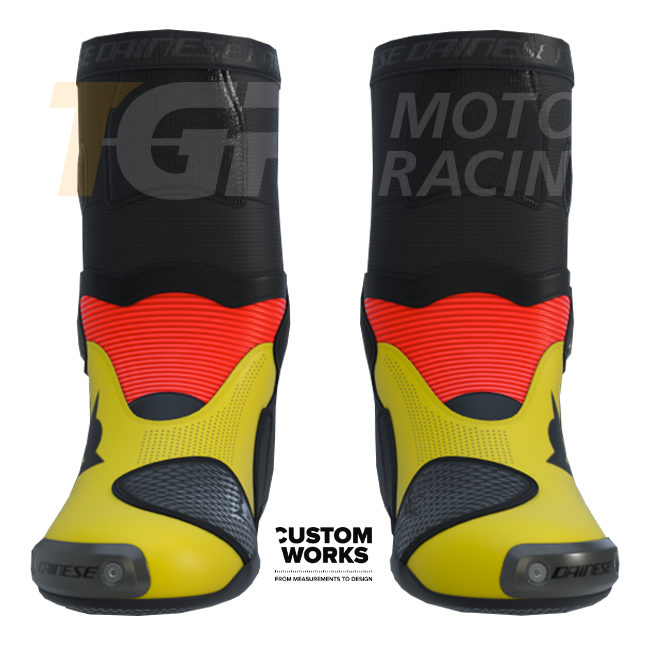 Dainese Axial 2 Air Racing und Straßen Motorradstiefel Herren | Germania Edition | Custom Works