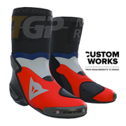 Dainese Axial 2 Racing and Street Motorcycle Boots for Men | Francia Edition | Custom Works 