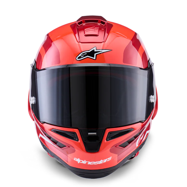Alpinestars Supertech R10 Helmet Arius Double Red Glossy 8203926-1683 