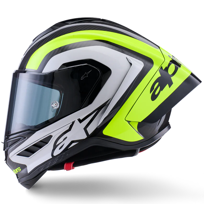 Alpinestars Supertech R10 Helmet Arius Yellow Fluo Gloss 8203926-1699 