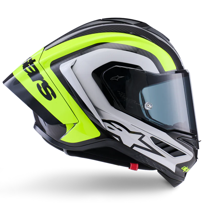 Alpinestars Supertech R10 Helmet Arius Yellow Fluo Gloss 8203926-1699 