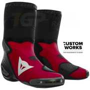 Dainese Axial 2 Racing and Street Motorcycle Boots Nicolò Bulega Replica 2026 | Men | Dainese Red / White | Custom Works 
