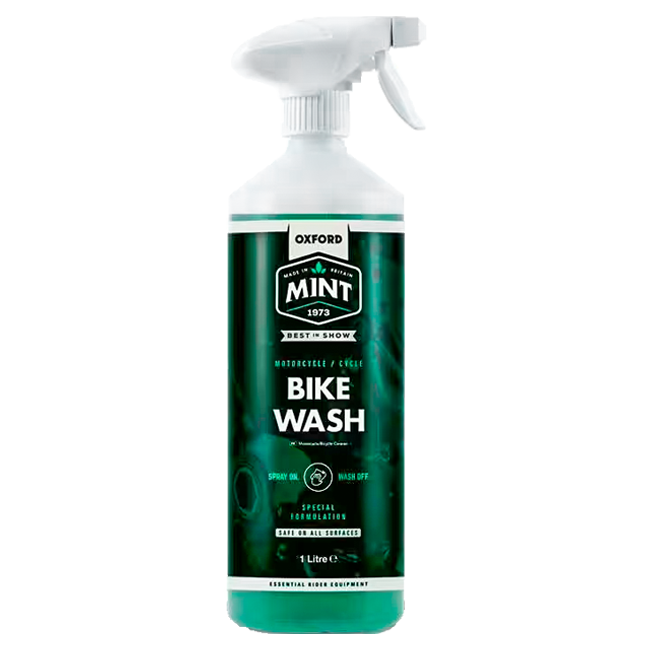 Limpiador de motocicletas Oxford Mint "Bike Wash" - botella de 1 L 