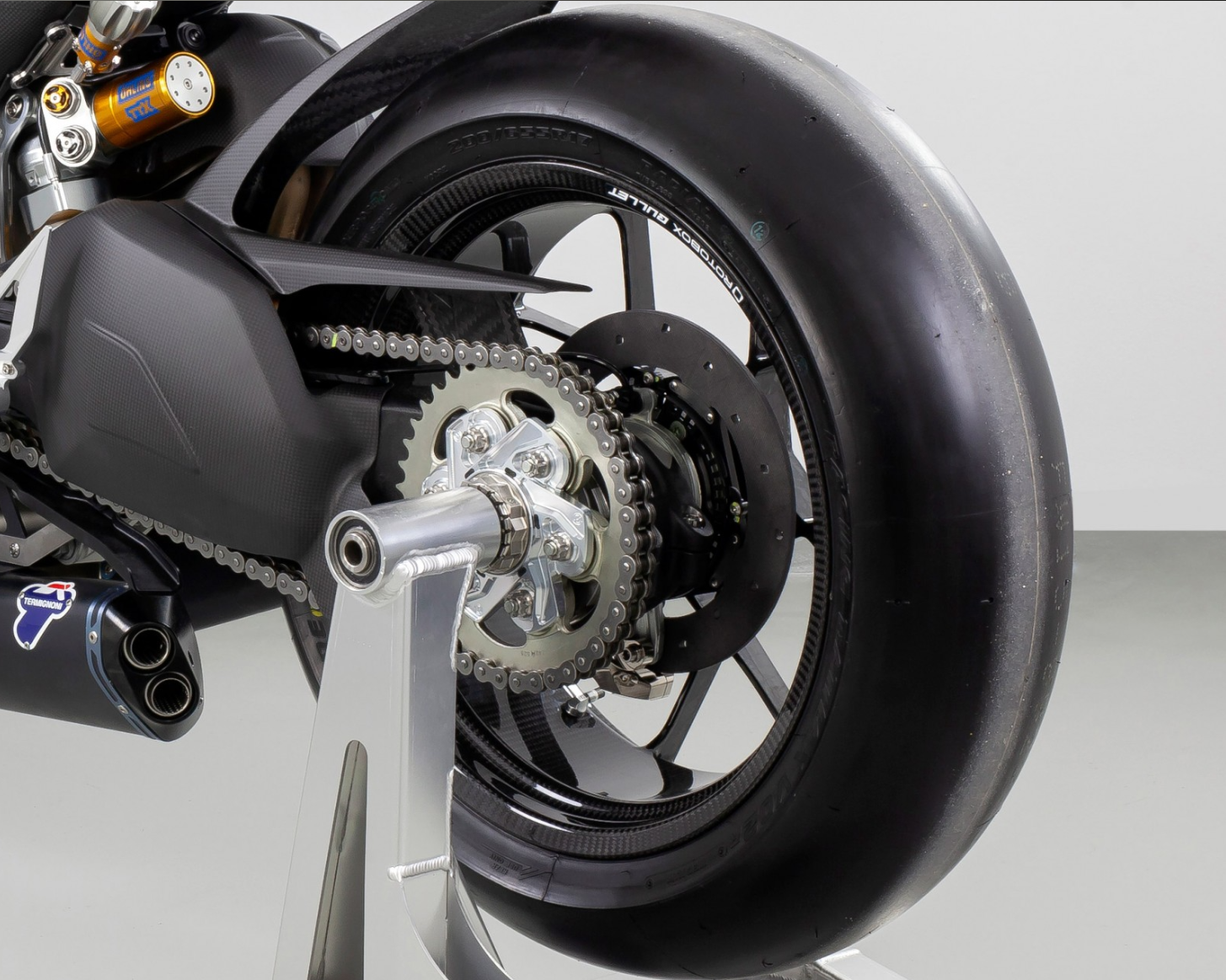 SICOM Carbon-Ceramic Rear Wheel-Brake Discs T-Drive 245x6mm Kit Ducati Panigale V4/S/R (18-24) 