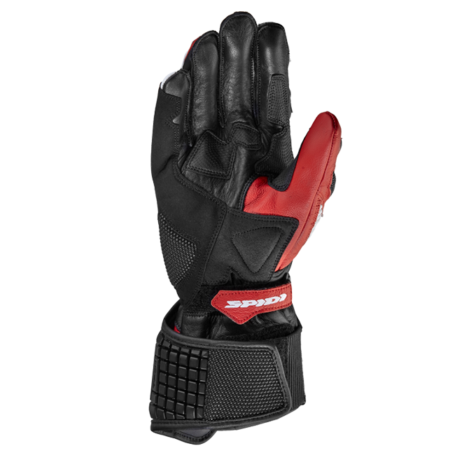 Spidi Carbo 5 Racing Motorcycle Leather Gloves | Men | Red | A185014 