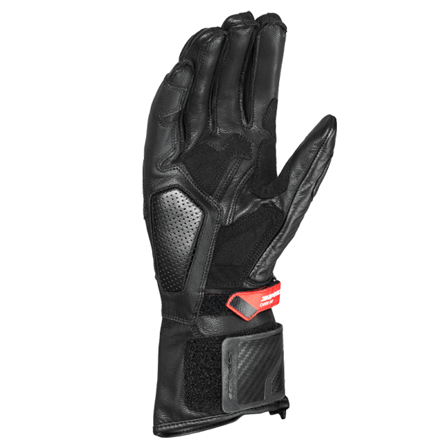 Spidi Carbo Fit Racing Motorcycle Leather Gloves | Men | Red | A226014 