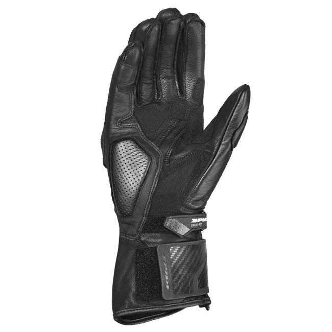 Spidi Carbo Fit Racing Motorcycle Leather Gloves | Men | Black | A226026 