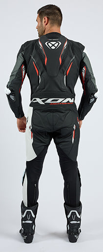 IXON Demonio one-piece suit Leather Suit – perforated racing suit | men | black/white/red 