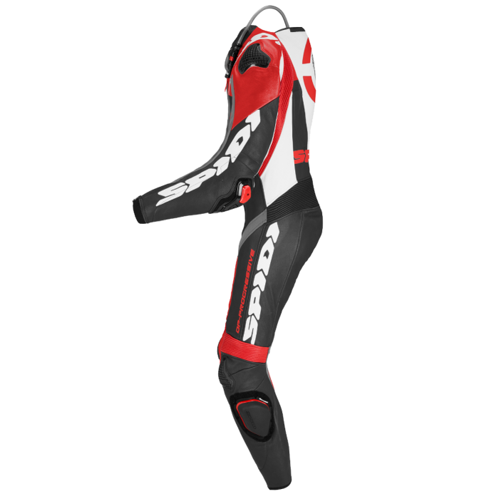 Spidi DP-Progressive One-Piece Leather Suit – Perforated Racing Suit | Men | Red | Y161014 