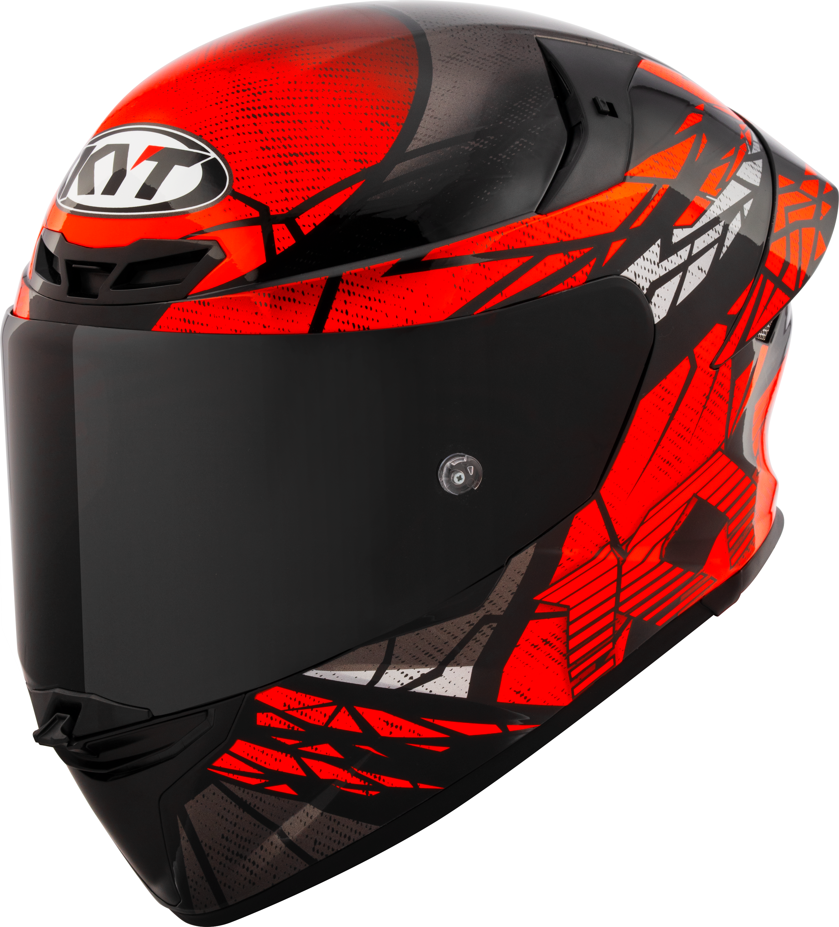 KYT TT-Revo Casco Combustión Rojo mate Y6TR0038 