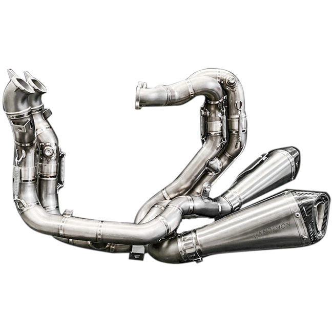 Sistema de escape completo Vandemon Low Titanium para Ducati Panigale V4/S/R (23-24) 