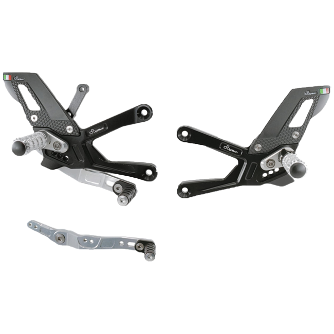 LighTech footrest system Yamaha YZF-R1/M RN32, RN49 & RN65 (15-26) FTRYA016 